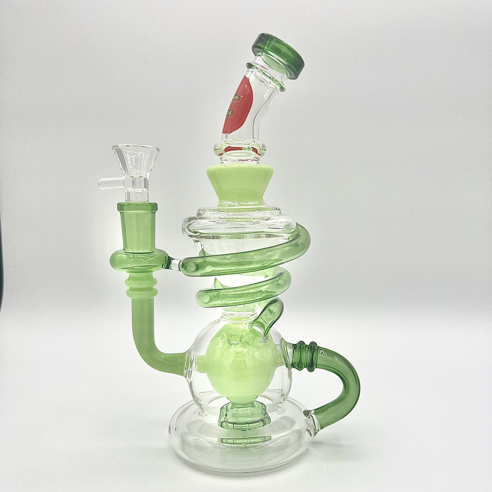 Custom Vapors 8.5" Inch Water Pipe Bong Unique Yellow, Green, Pink, Blue, Red - KT59 - Quality Product by Custom Vapors