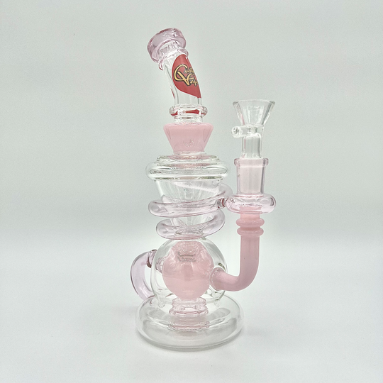 Custom Vapors 8.5" Inch Water Pipe Bong Unique Yellow, Green, Pink, Blue, Red - KT59 - Quality Product by Custom Vapors