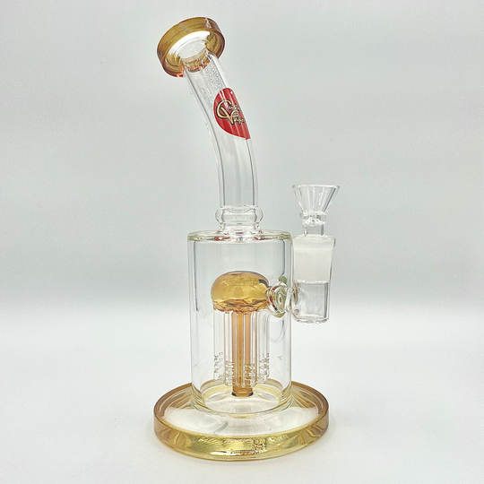 Custom Vapors 8" Inch Water Pipe Bong with Perc - KR213-1 - Quality Product by Custom Vapors