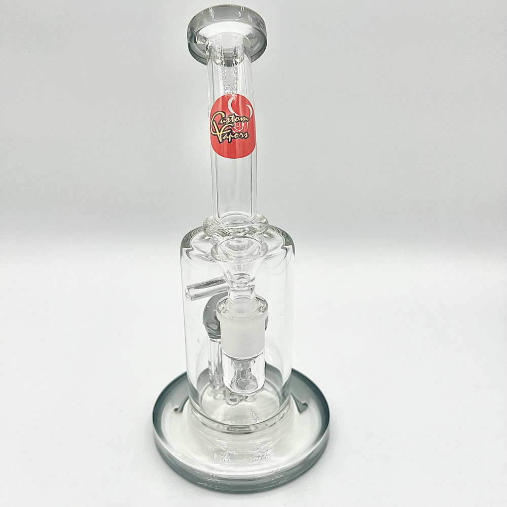 Custom Vapors 8" Inch Water Pipe Bong with Perc - KR213-1 - Quality Product by Custom Vapors