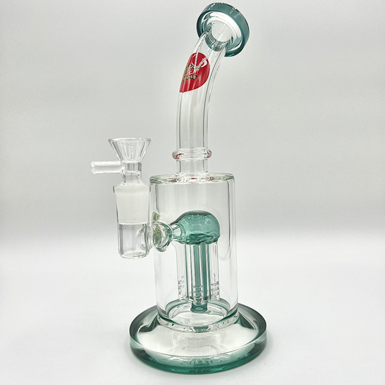 Custom Vapors 8" Inch Water Pipe Bong with Perc - KR213-1 - Quality Product by Custom Vapors