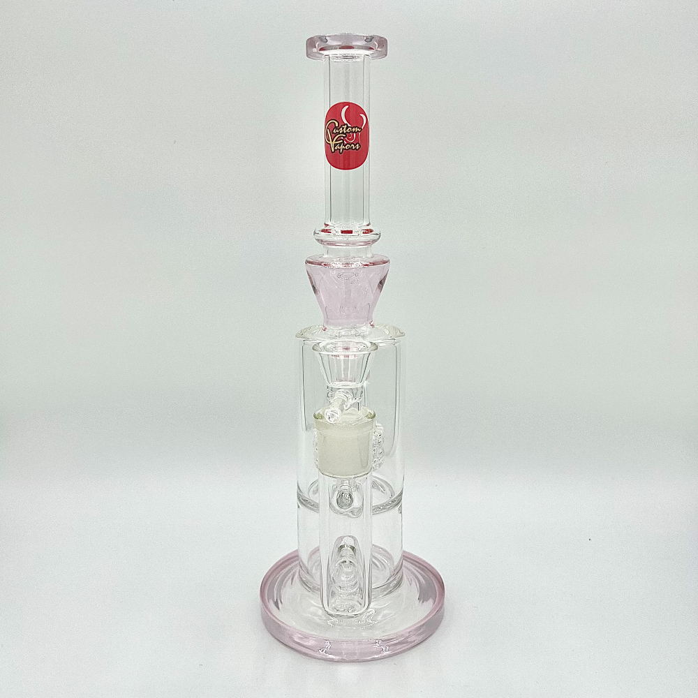 Custom Vapors 9" Inch Water Pipe Bong with perc - C3 - Quality Product by Custom Vapors