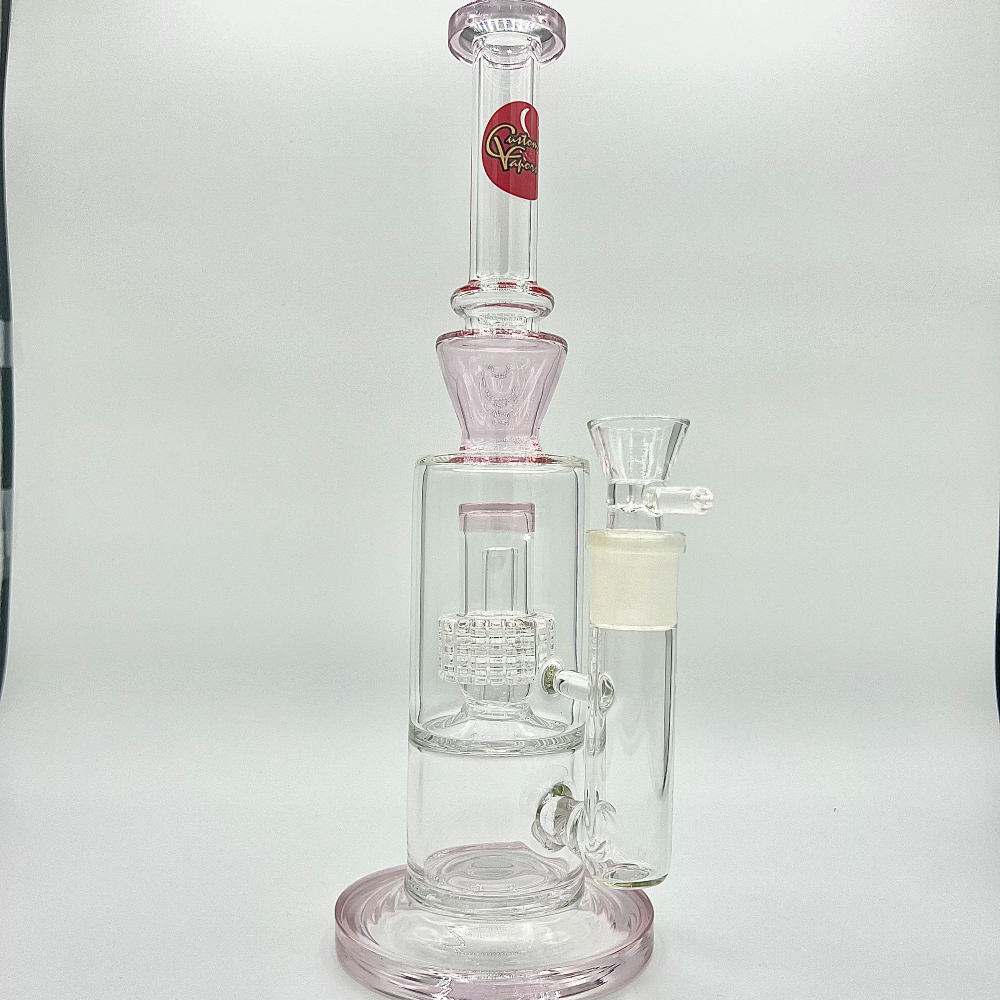 Custom Vapors 9" Inch  Recycler Water Pipe Bong - KR389 - Quality Product by Custom Vapors