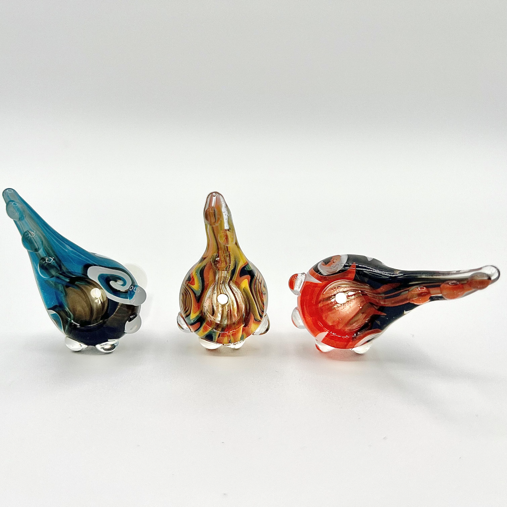 14mm bowl with american color rod short tail - Premium Glass Bowl for Smoking