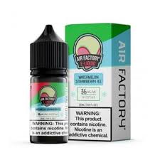 Air Factory 30ml E-Liquid Watermelon Strawberry 18mg - Quality Product by Custom Vapors